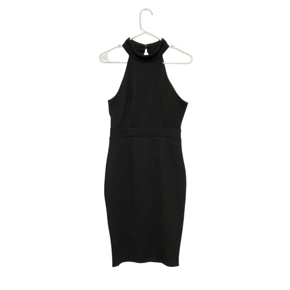 L'Atiste By Amy Dresses & Skirts - L’atiste Black Sleeveless Halter Dress Size Medium Textured Open Back